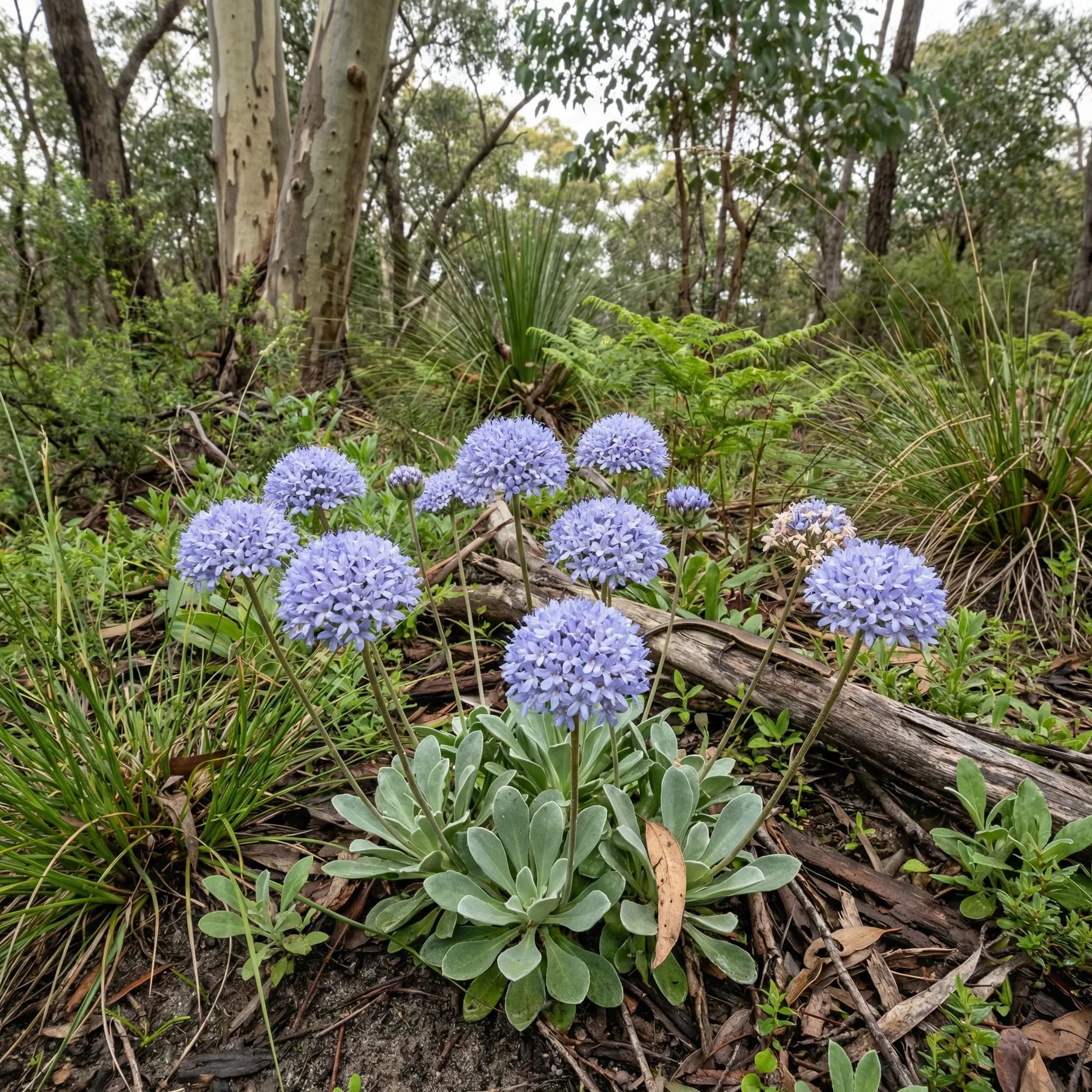 Blue Pincushion (Brunonia australis)