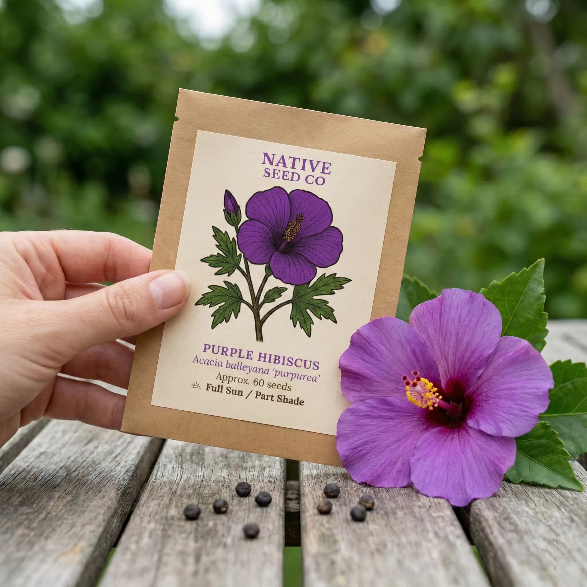 Purple Hibiscus view 3