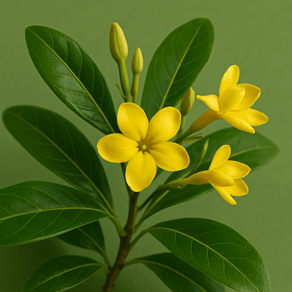 Plant with yellowing leaves